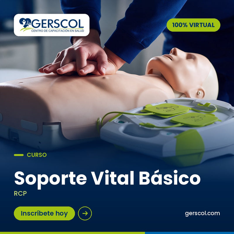 Soporte Vital Básico (RCP) — curso 100% virtual | Gerscol