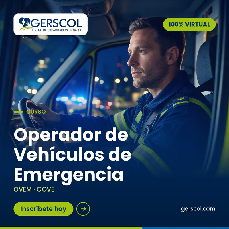 Operador de Vehículos de Emergencia (OVEM · COVE) — curso 100% virtual | Gerscol
